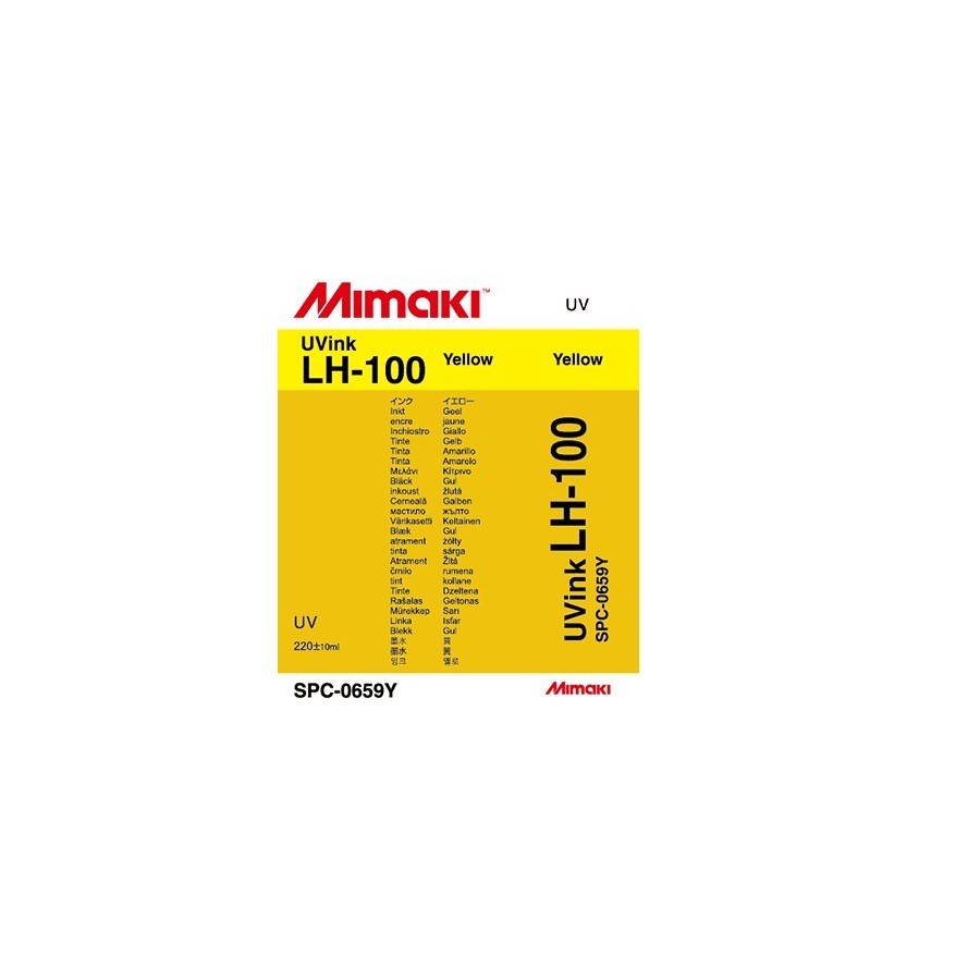 LH100 UV LED Rigid Yellow 200ml